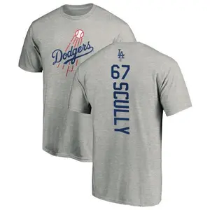 Men's Vin Scully Los Angeles Dodgers RBI T-Shirt - Heathered Gray